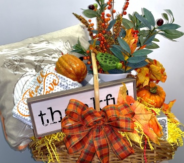 Large Fall Home Goods Basket