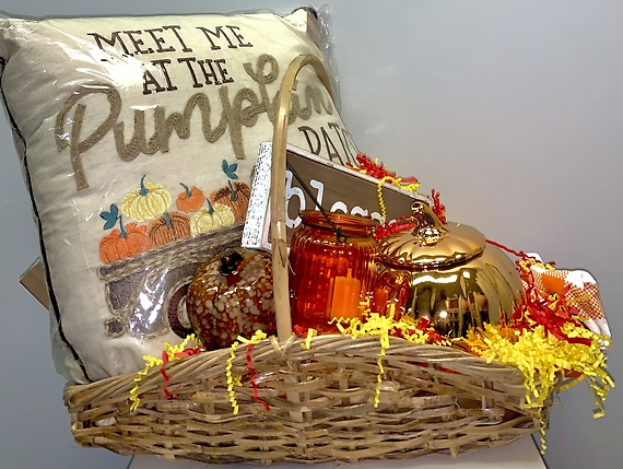 Small Fall Home Goods Basket