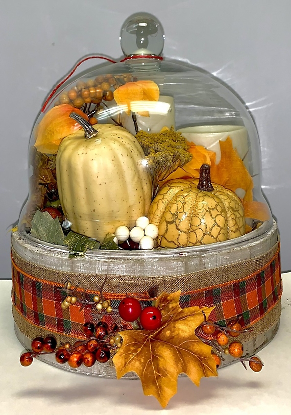 Fall Filled Cloche